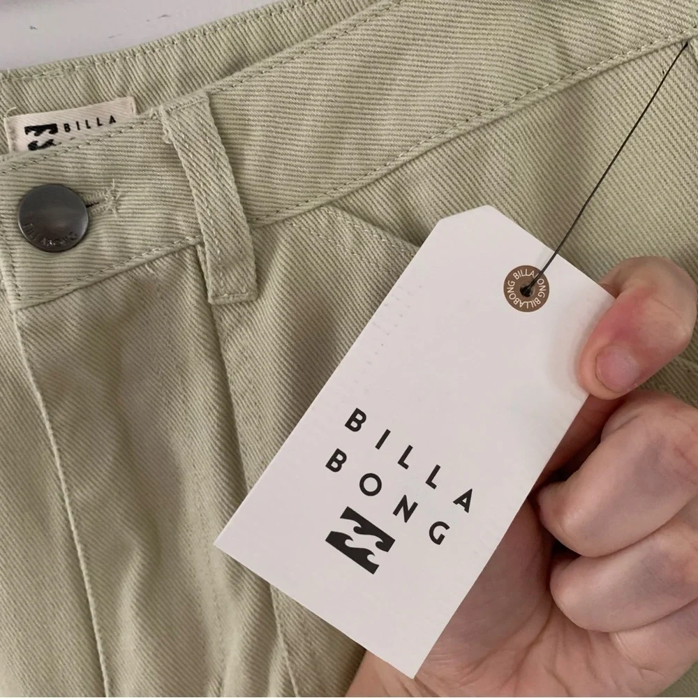 Billabong Leia Cargo Carpenter Wide Leg Pants Size 26